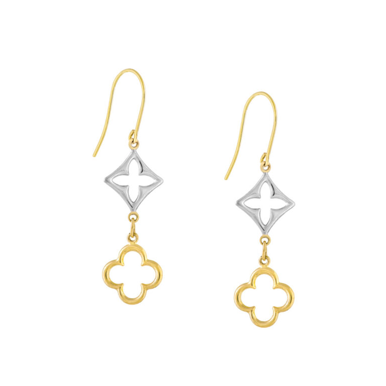 Dangle Flower Duo Earrings