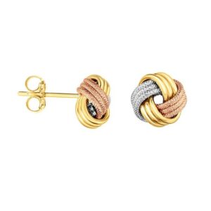 Love Knot Stud Earrings
