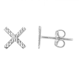 X Stud Earrings