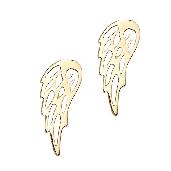 Angel Wing Stud Earrings – Two Kings Jewelry